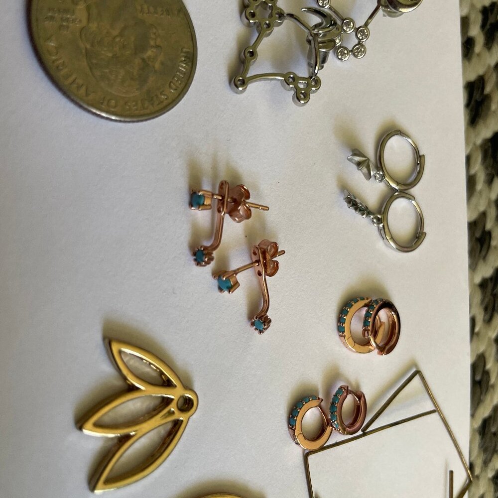 Free earrings with any clothing purchase!